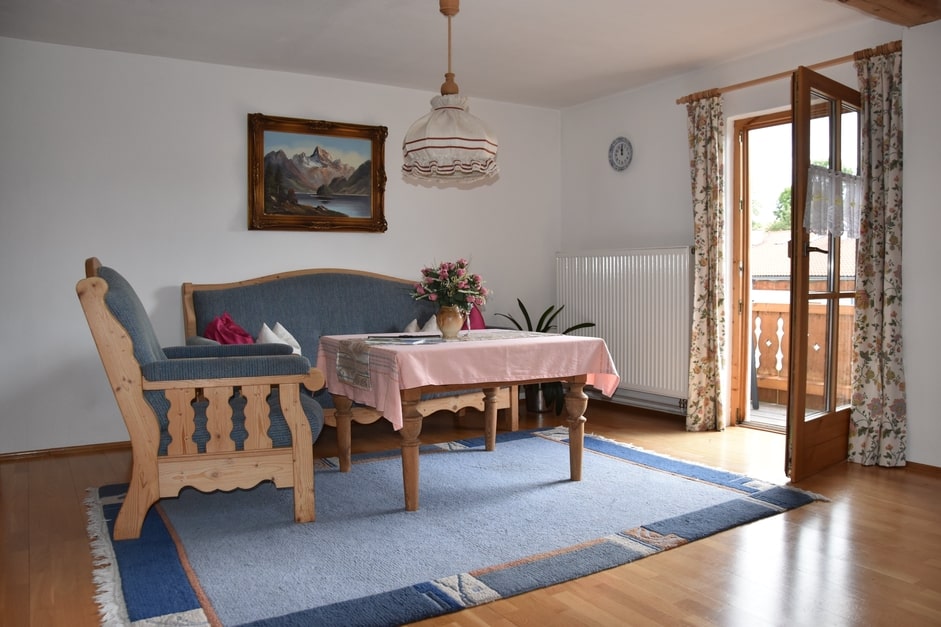 Wohnzimmer der Fewo am Marienbrunnen